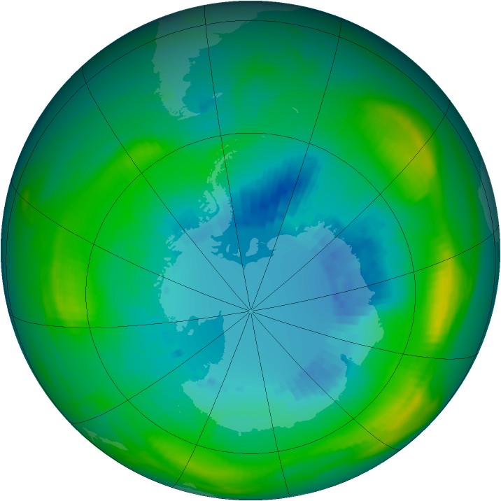 Ozone Map 1980-09-01